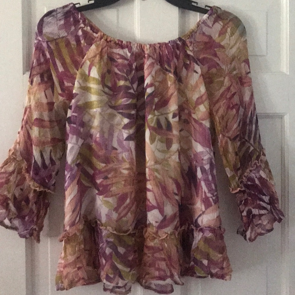 Lucky Brand Off the shoulder Blouse size small